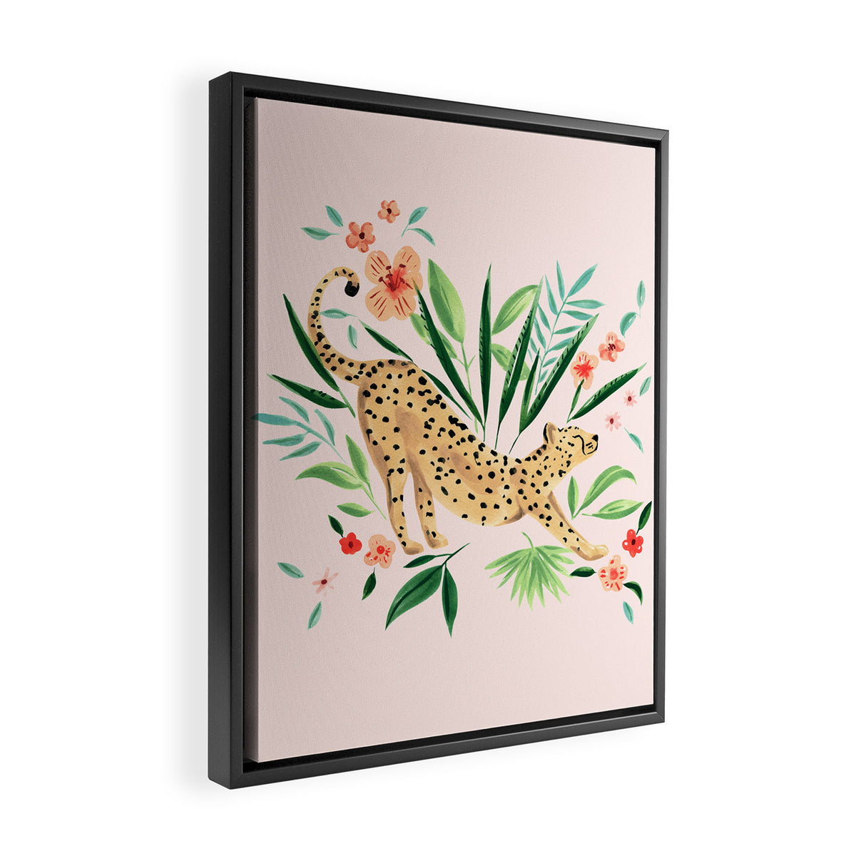 Cheetah Framed Canvas Print Gallery Image 2