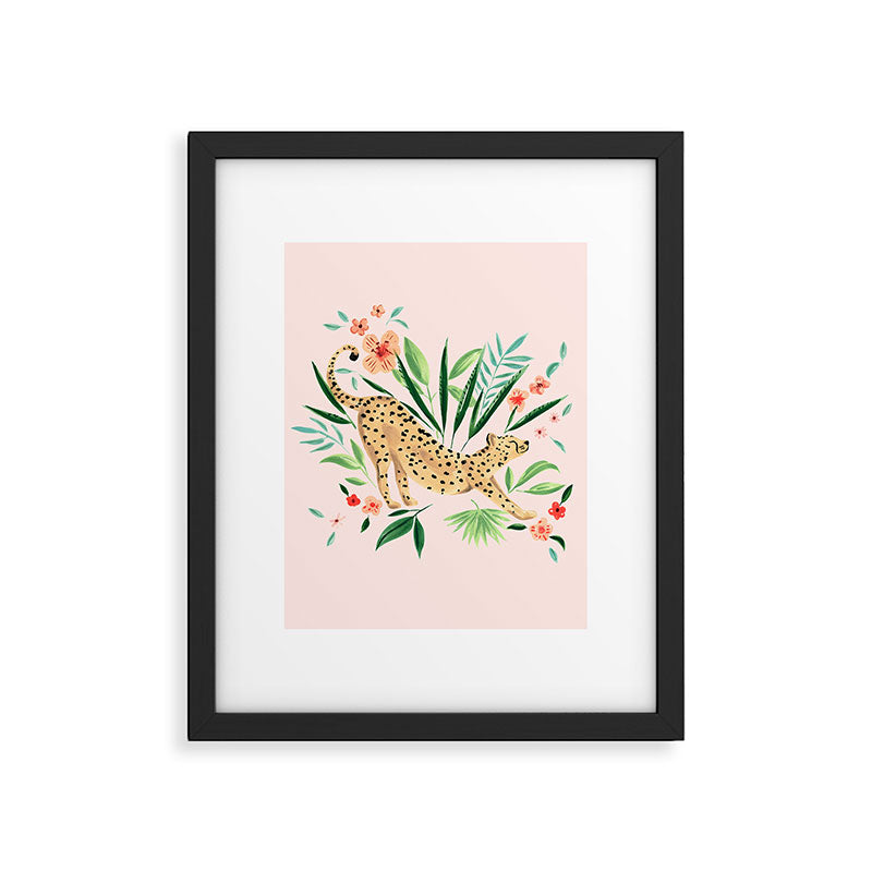Cheetah Framed Art Print Gallery Image 5