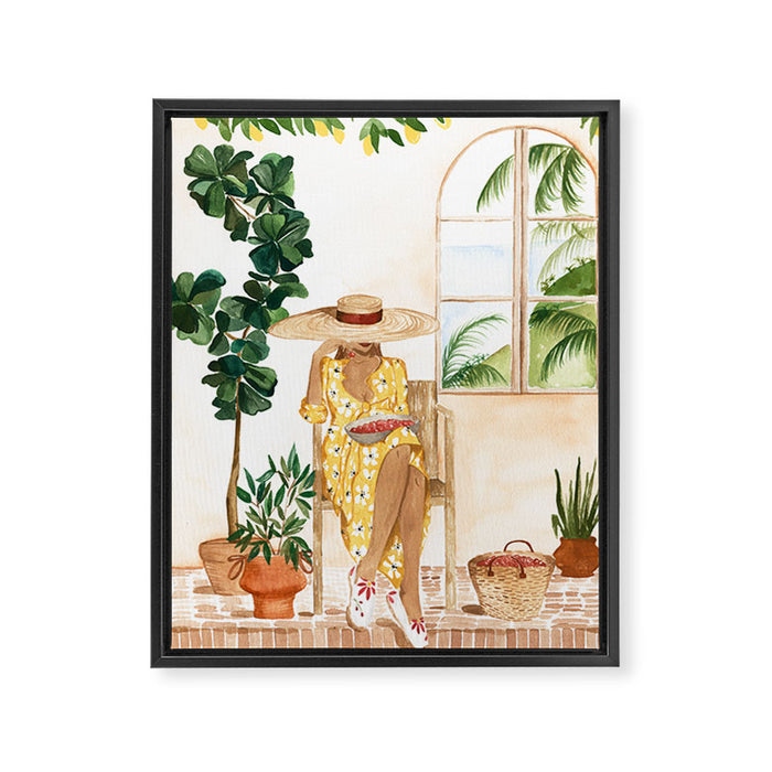 Cherries in Croatia Framed Canvas Print Gallery Image 1