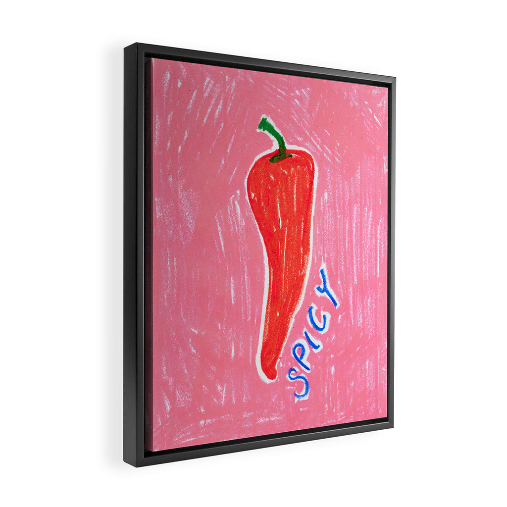 Chilli Pepper Framed Canvas Print Gallery Image 2