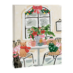 Christmas Cafe Canvas Print Gallery Image 6