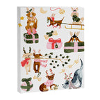 Christmas Dogs Canvas Print Gallery Image 6