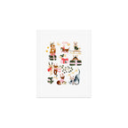 Christmas Dogs Art Print Gallery Image 1