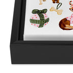 Christmas Dogs Framed Canvas Print Gallery Image 3