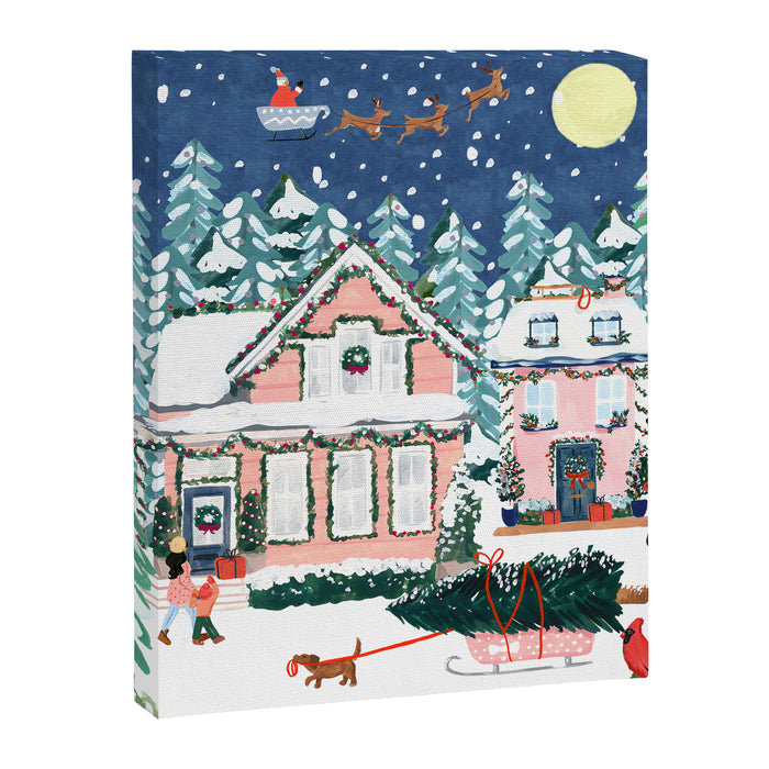 Christmas Night Canvas Print Gallery Image 1