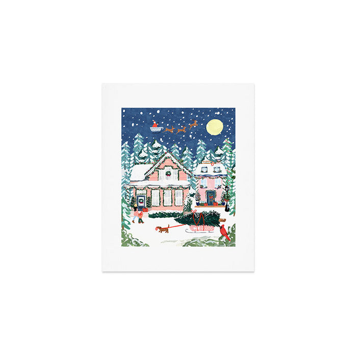 Christmas Night Art Print Gallery Image 1