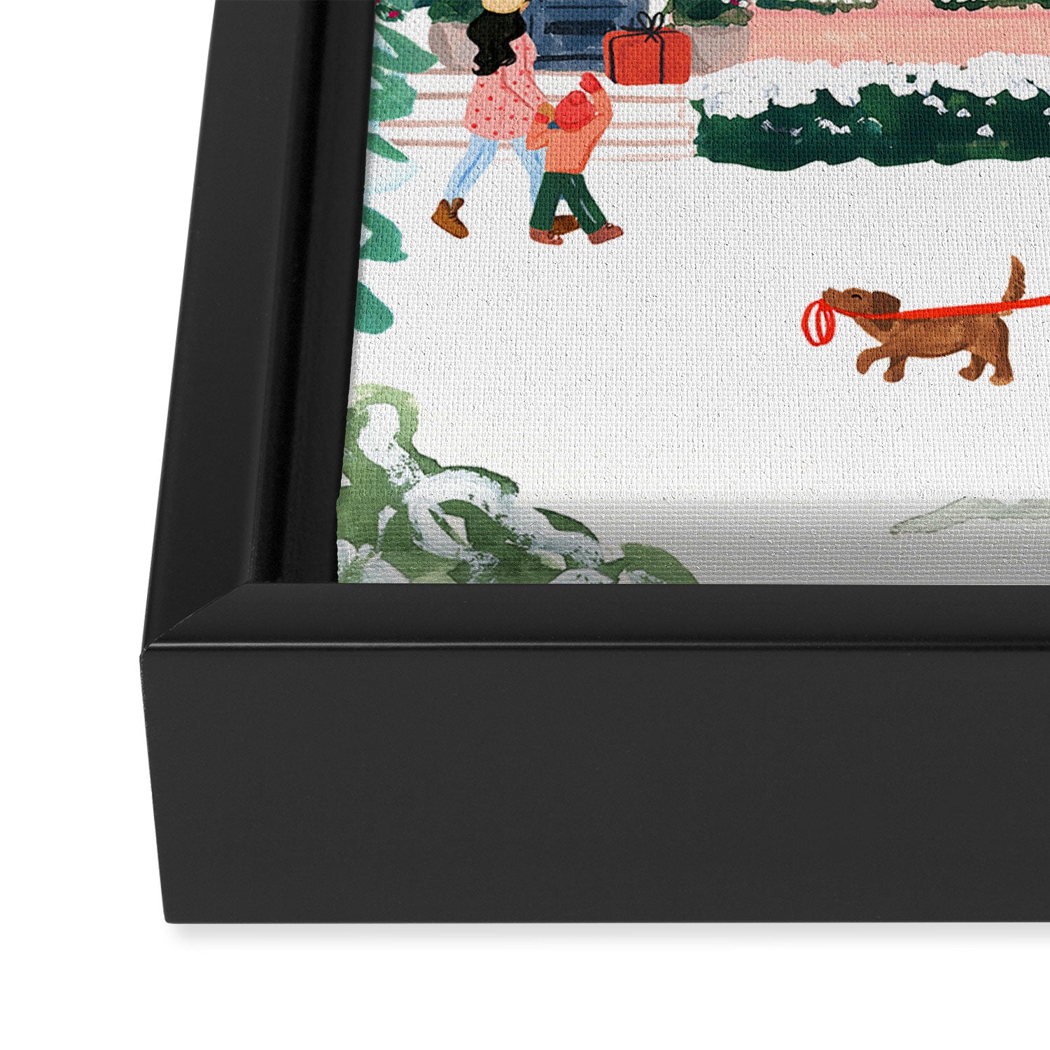 Christmas Night Framed Canvas Print Gallery Image 3