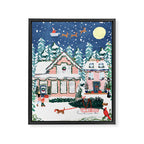 Christmas Night Framed Canvas Print Gallery Image 6