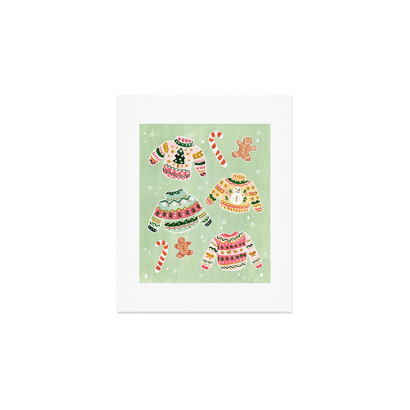 Christmas Sweaters Art Print Gallery Image 1