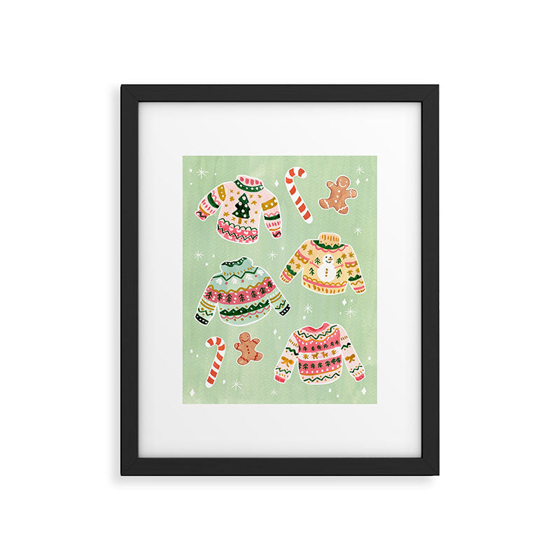 Christmas Sweaters Framed Art Print Gallery Image 5