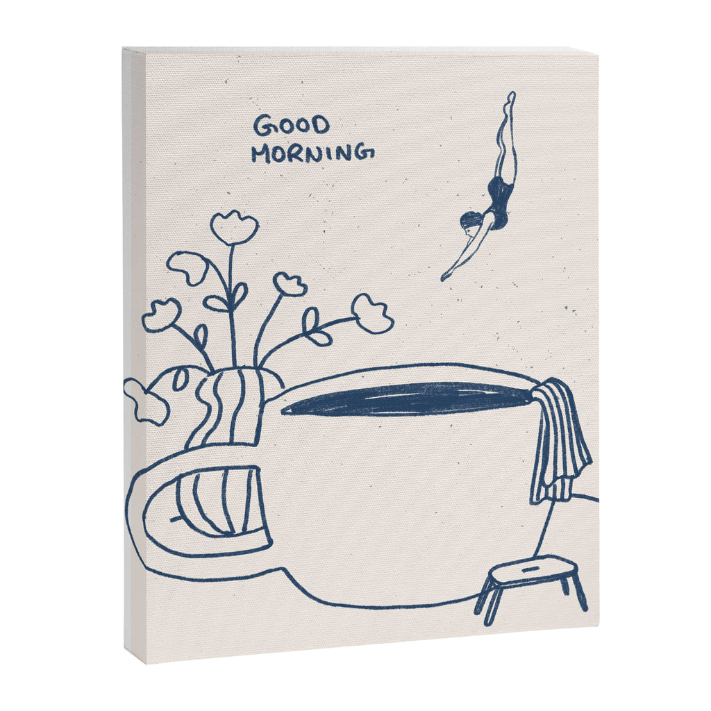 Coffee Diver Canvas Print Gallery Image 6