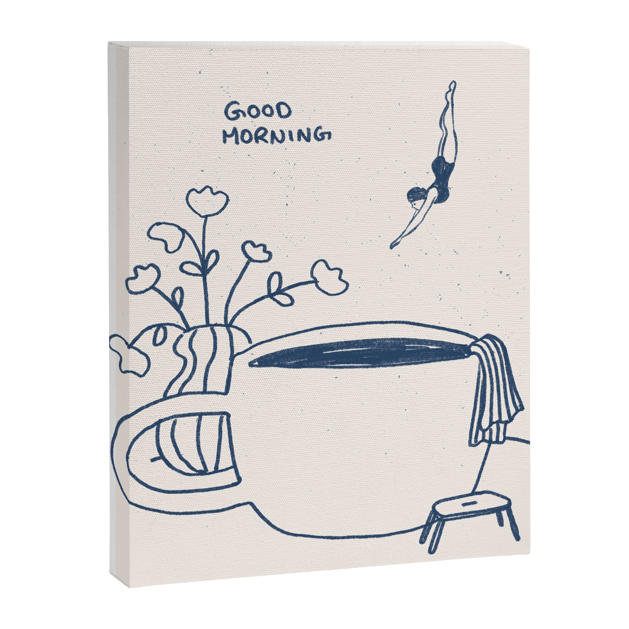 Coffee Diver Canvas Print Gallery Image 6