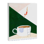 Coffee Diver Canvas Print Gallery Image 6