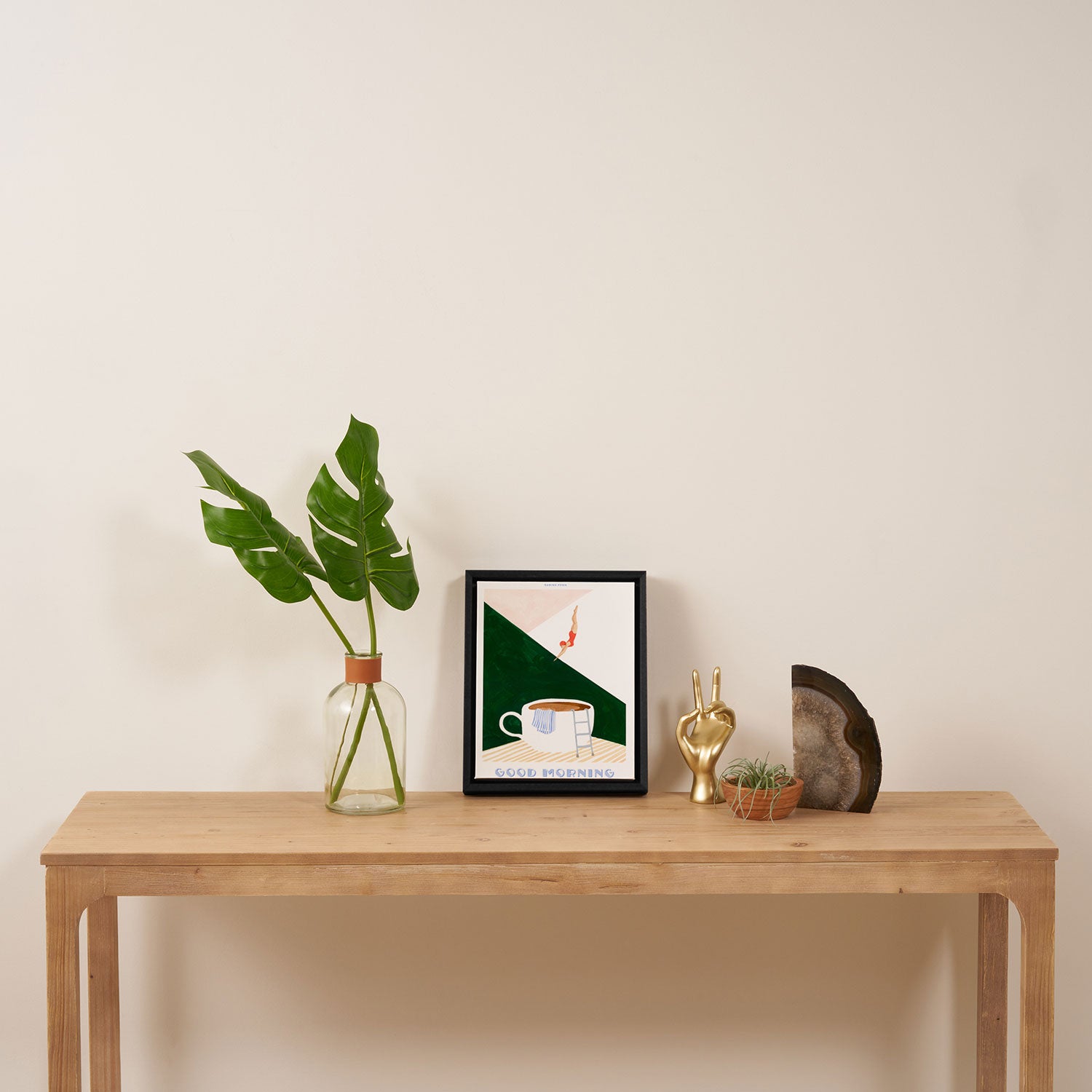 Coffee Diver Framed Canvas Print Gallery Image 4