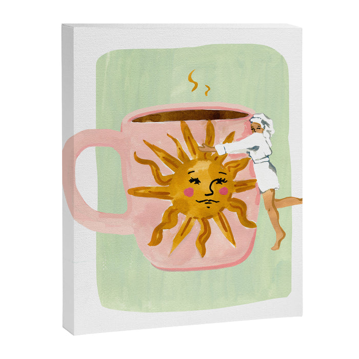 Coffee Hug Canvas Print Gallery Image 1