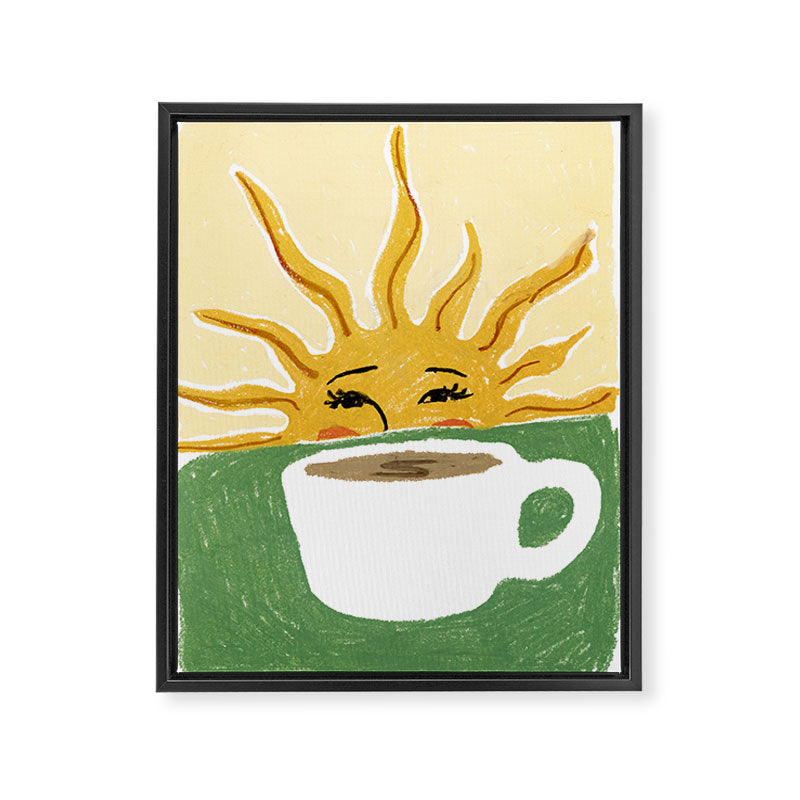 Coffee Sunshine Framed Canvas Print Gallery Image 6