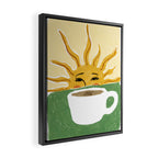 Coffee Sunshine Framed Canvas Print Gallery Image 2