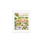 Cotswolds Christmas Art Print Gallery Image 1