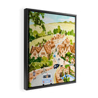Cotswolds England Framed Canvas Print Gallery Image 2