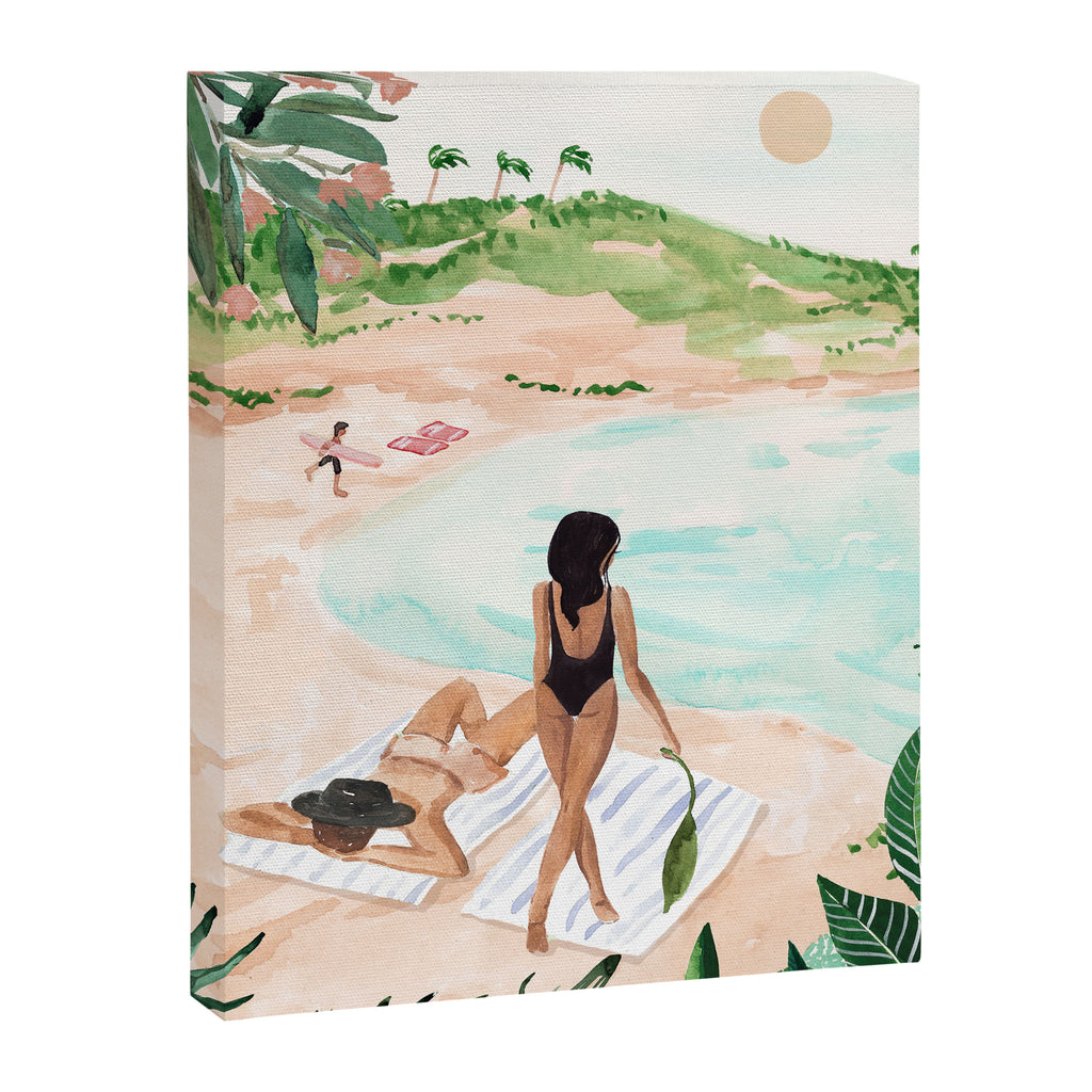 Couple at the Beach Canvas Print Gallery Image 6