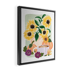 Cozy Fall Coffee Still Life Framed Canvas Print Gallery Image 2