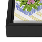 Curious Cat Framed Canvas Print Gallery Image 3