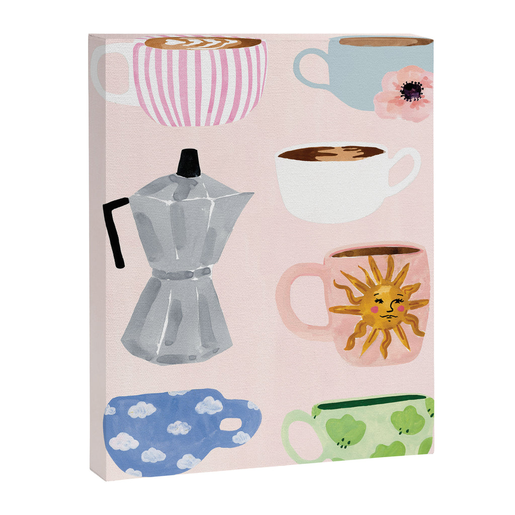 Cute Coffee Mugs Canvas Print Gallery Image 6