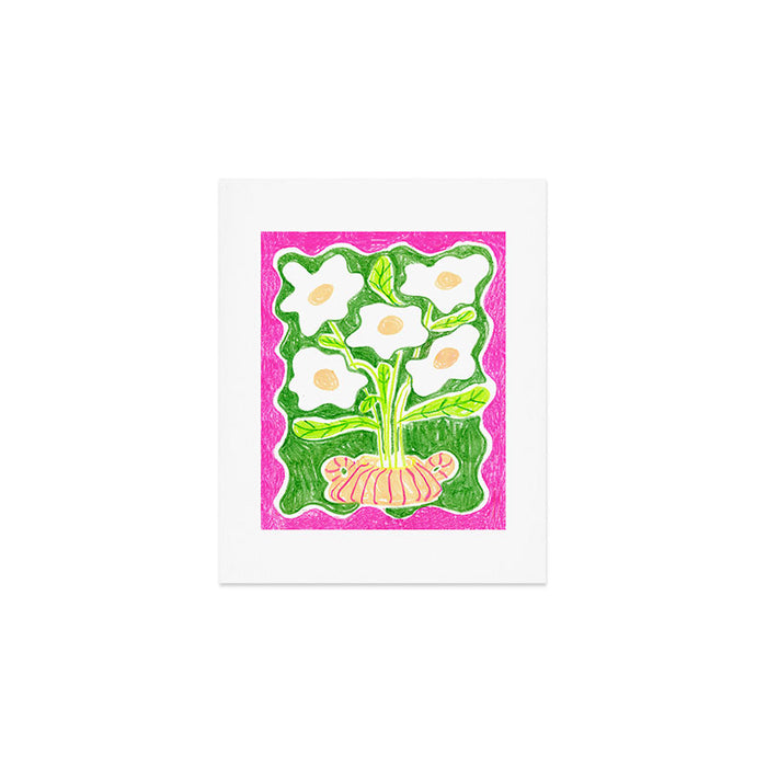 Daisies in a Vase Art Print Gallery Image 1