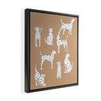 Dalmatians Framed Canvas Print Gallery Image 2
