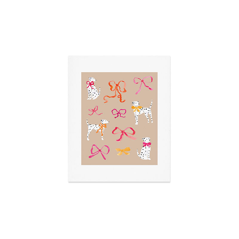 Dalmatians in Bows Art Print Gallery Image 1