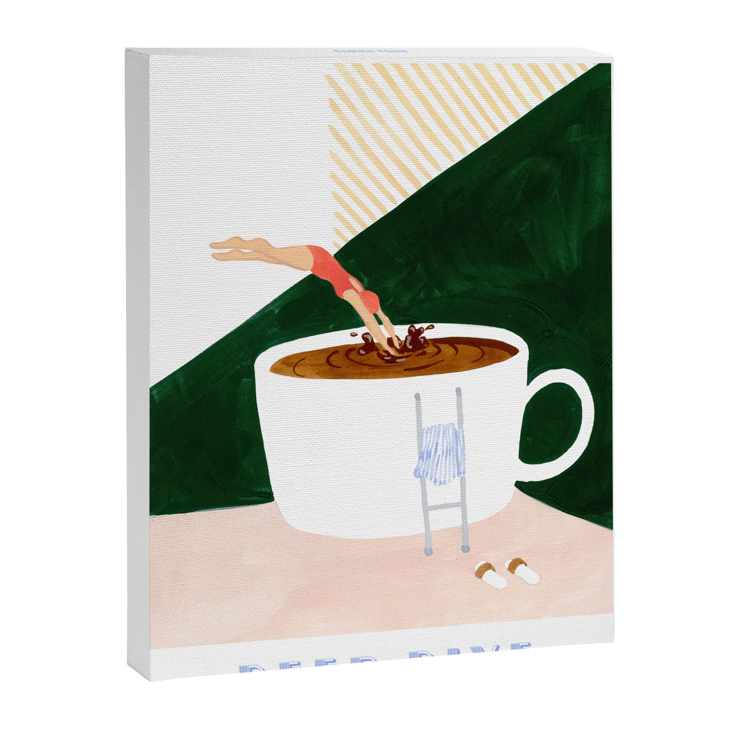 Deep Dive Coffee Canvas Print Gallery Image 6
