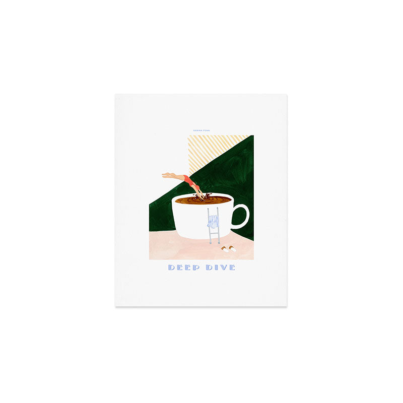 Deep Dive Coffee Art Print Gallery Image 1