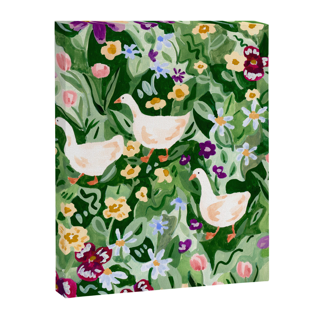 Ducks and Wildflowers Canvas Print Gallery Image 8