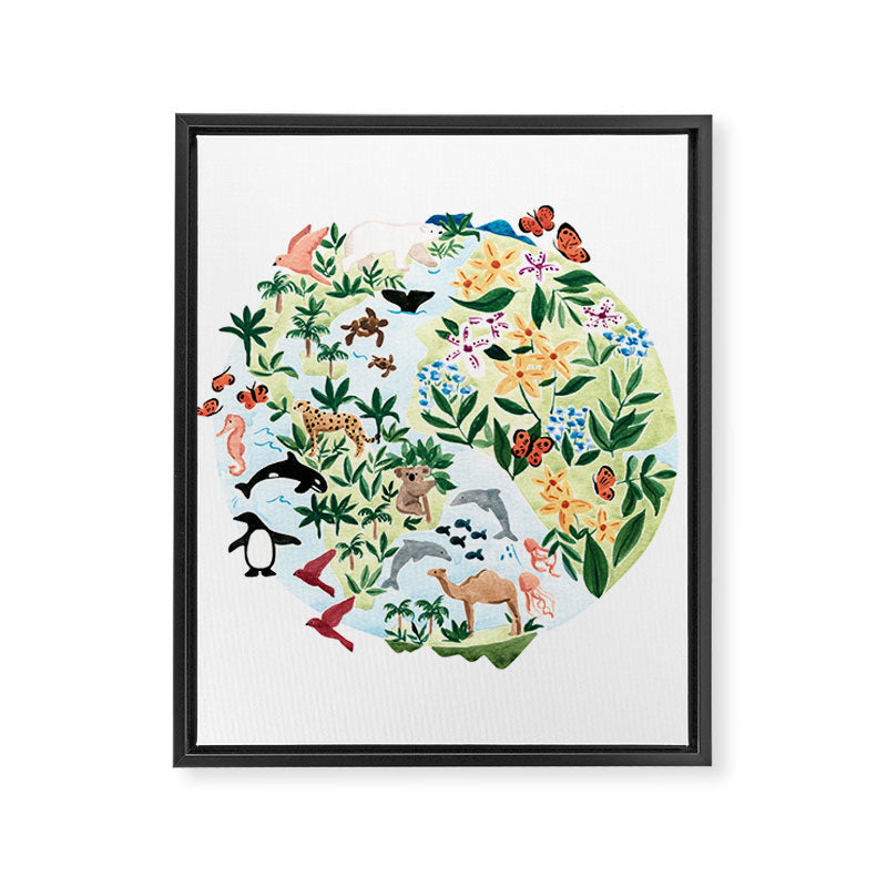 Earth Day Framed Canvas Print Gallery Image 6