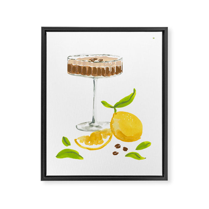 Espresso Martini Framed Canvas Print Gallery Image 1