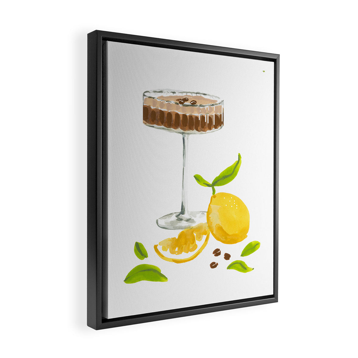 Espresso Martini Framed Canvas Print Gallery Image 2