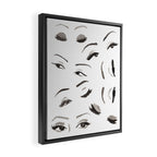 Eyes Framed Canvas Print Gallery Image 2