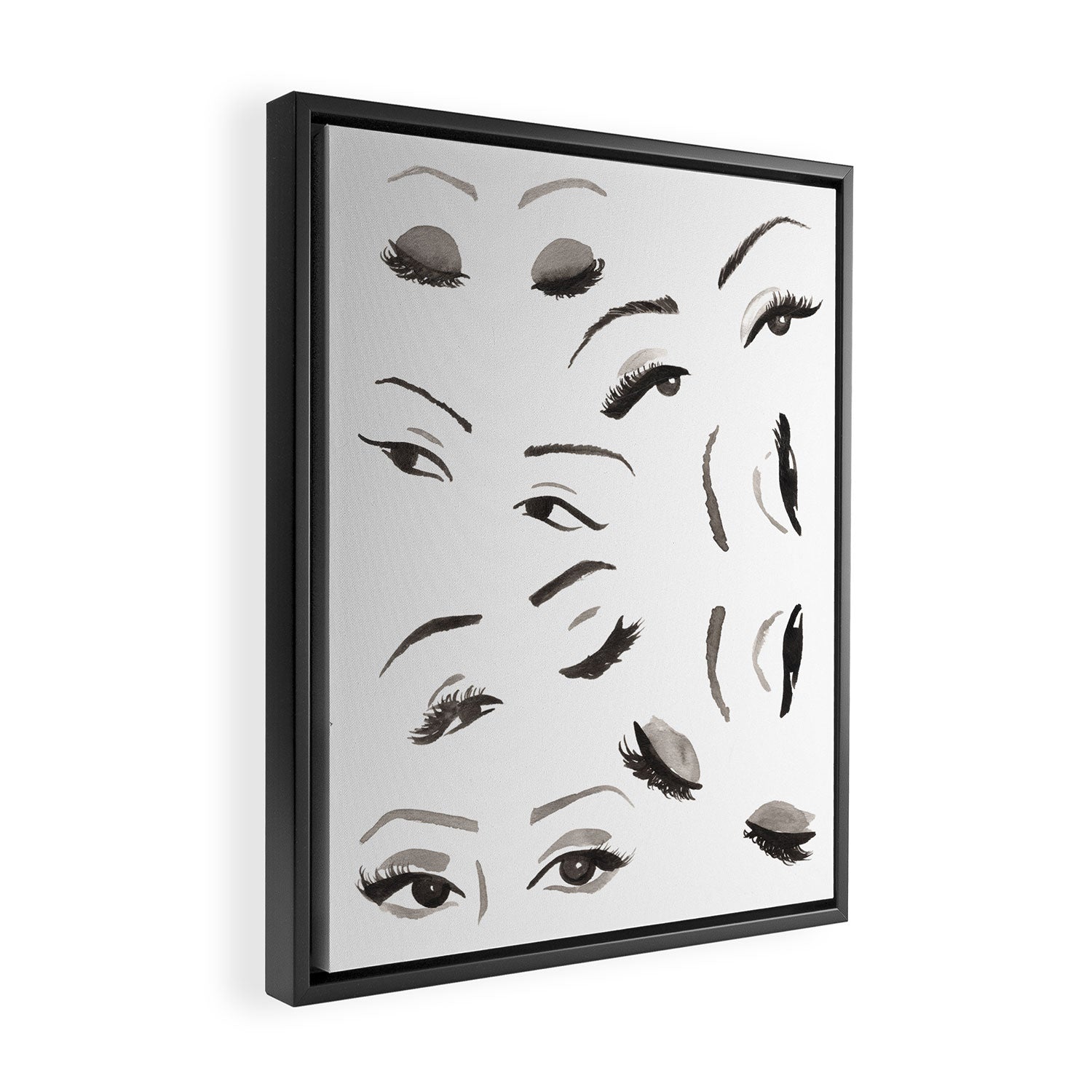Eyes Framed Canvas Print Gallery Image 2
