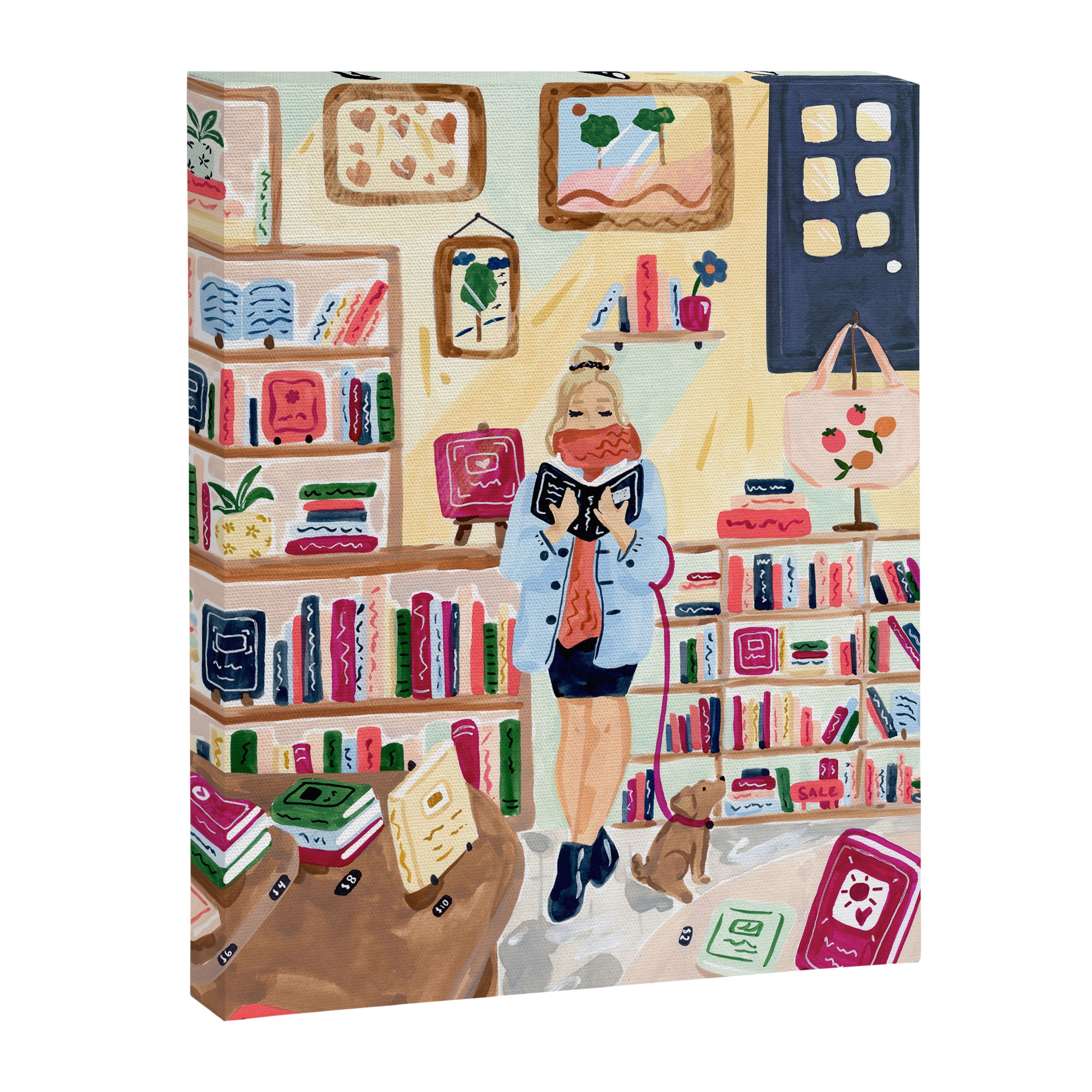 Fall Bookstore Canvas Print Gallery Image 6