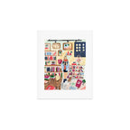 Fall Bookstore Art Print Gallery Image 1