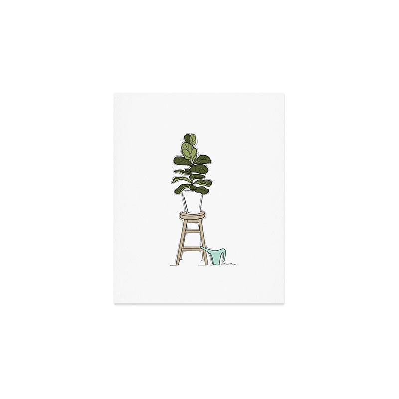 Fiddle Fig Tree Art Print Gallery Image 1