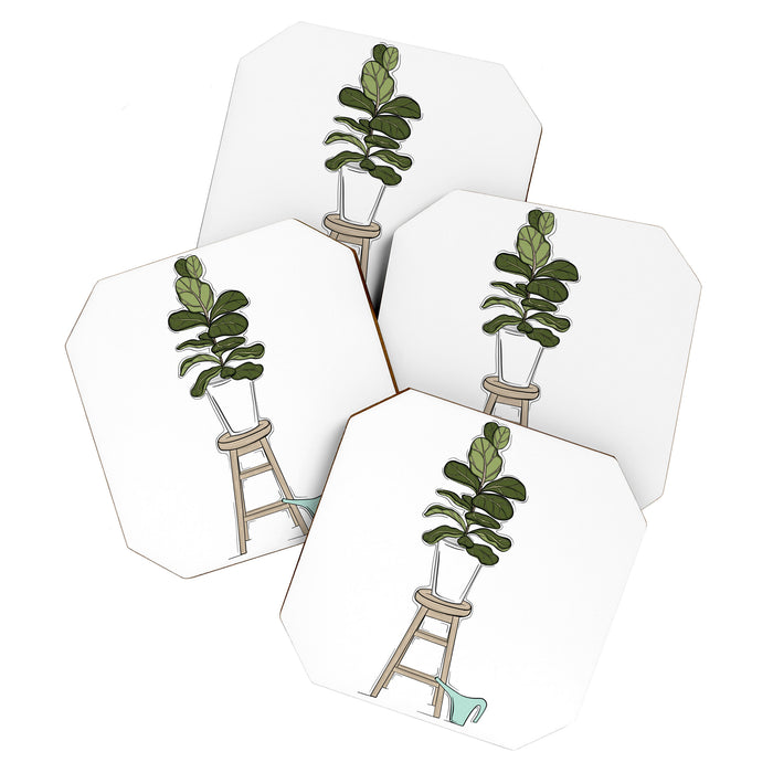 Fiddle Fig Tree Coaster Gallery Image 1