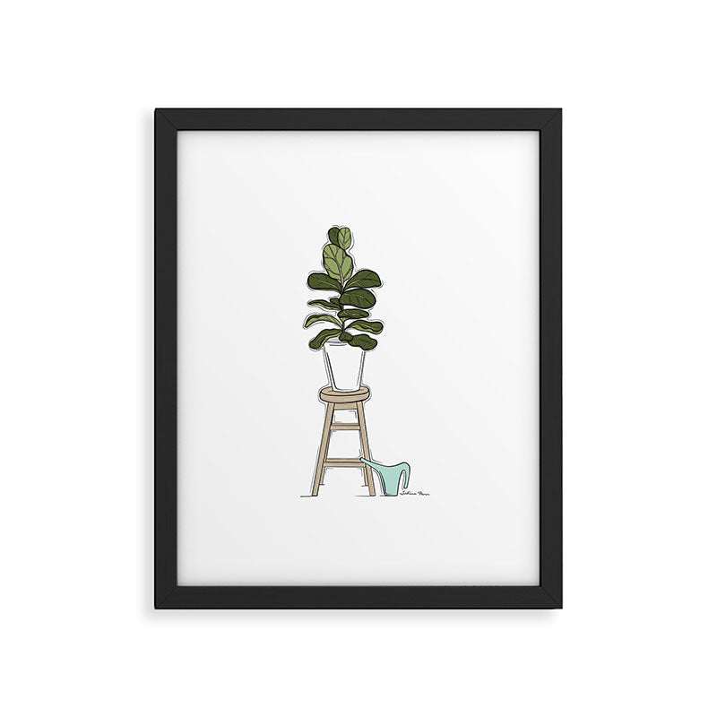 Fiddle Fig Tree Framed Art Print Gallery Image 5