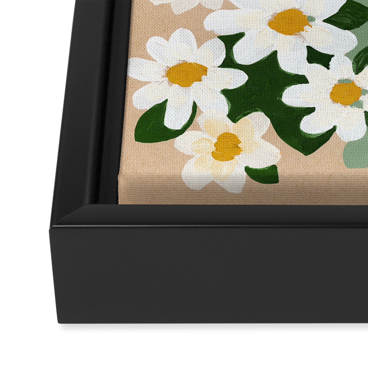 Field Daisies Framed Canvas Print Gallery Image 3