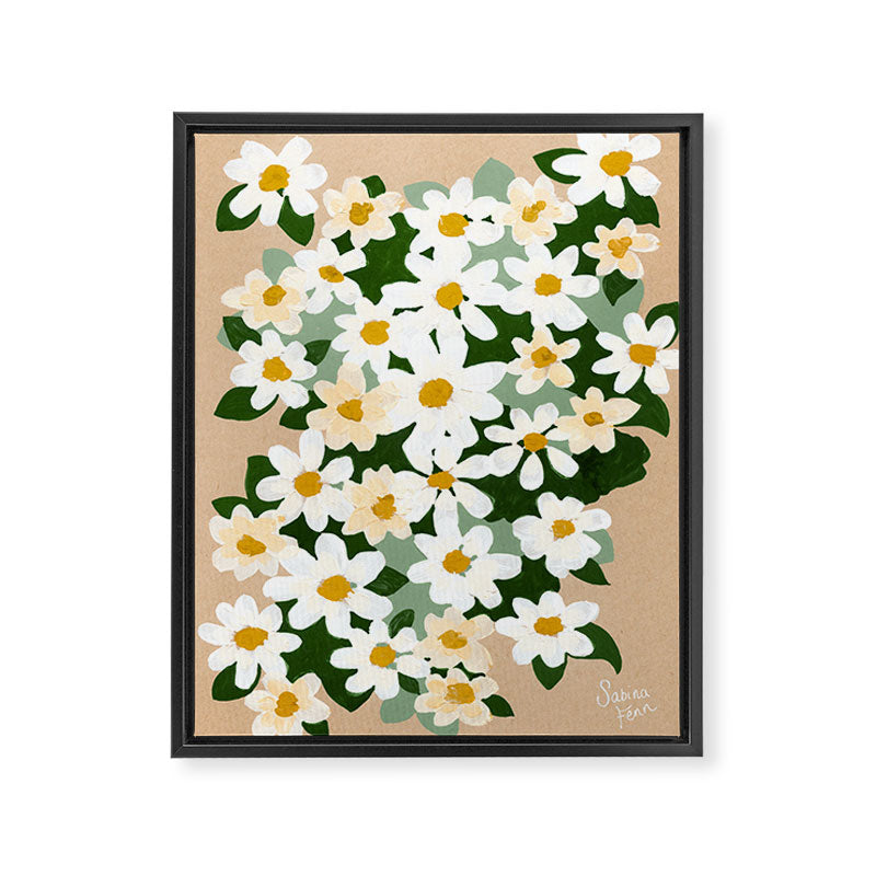 Field Daisies Framed Canvas Print Gallery Image 6