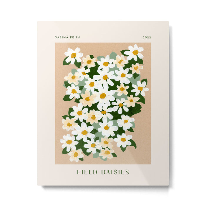 Field Daisies Poster Print Metal Print Gallery Image 1