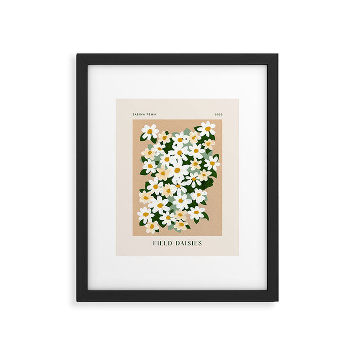 Field Daisies Poster Print Framed Art Print Gallery Image 1