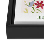Floral Poster Framed Canvas Print Gallery Image 3