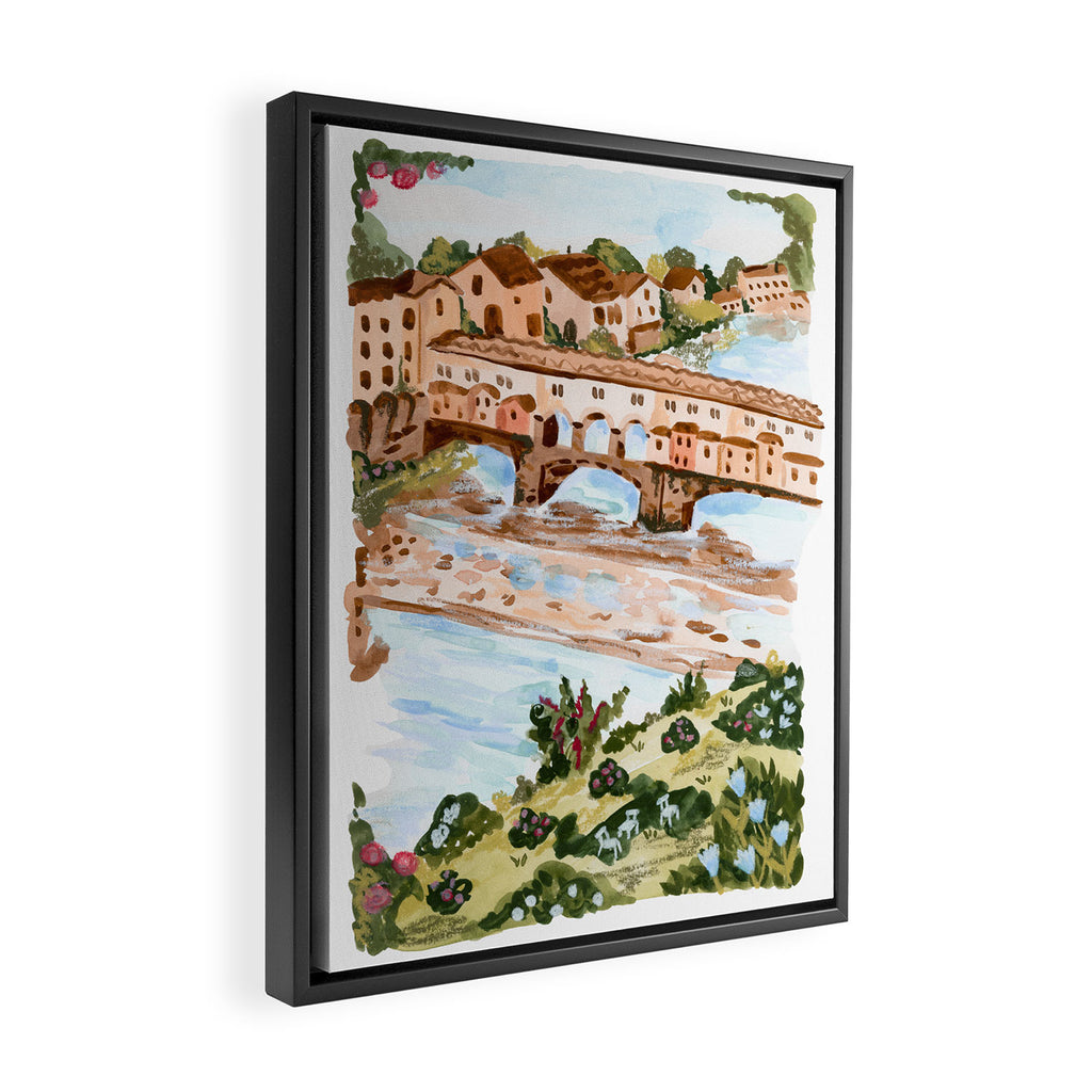 Florence Framed Canvas Print Gallery Image 2