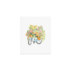 Flower Bike Art Print Gallery Image 1